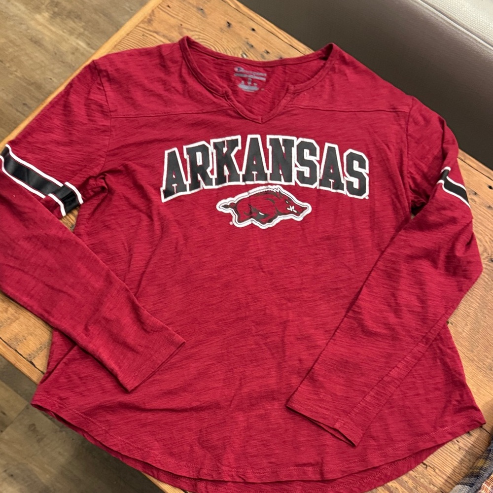 Arkansas Red Long Sleeve Shirt